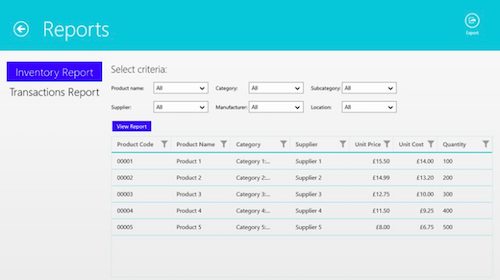 Simple Inventory Control